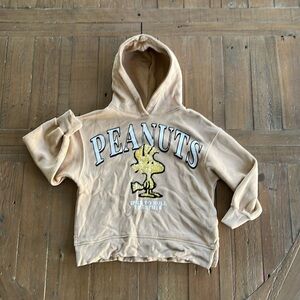 Zara peanuts sequin Woodstock hoodie